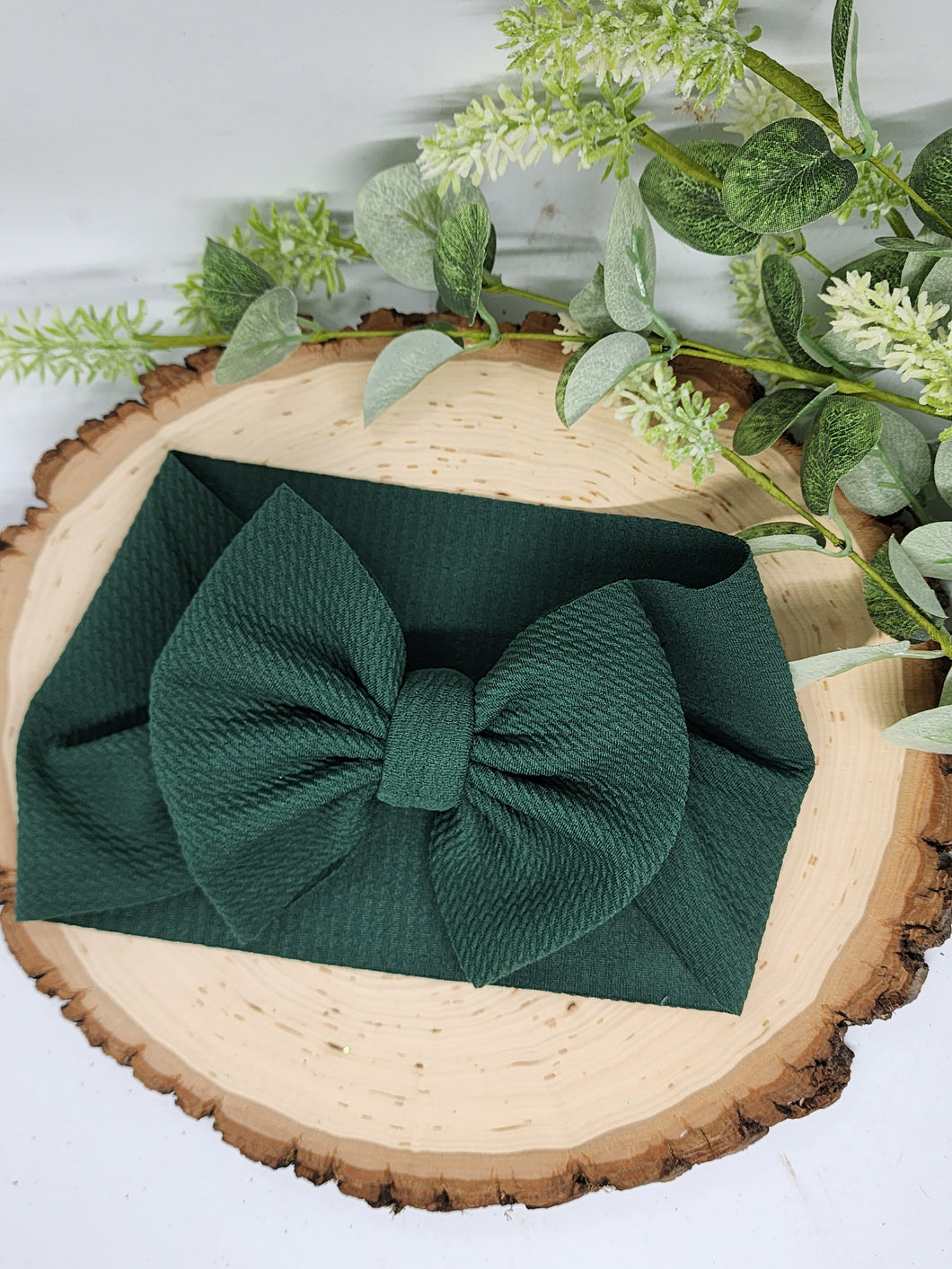 Solid Fall Hunter Green Bows - All Styles and Sizes