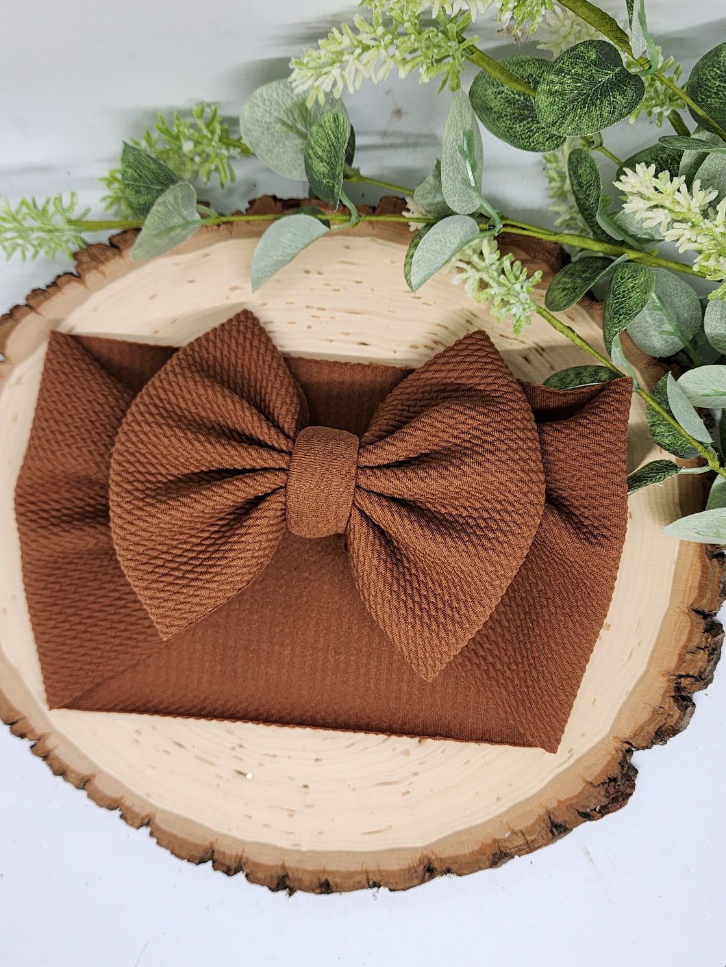 Solid Fall Mocha Bows - All Styles and Sizes