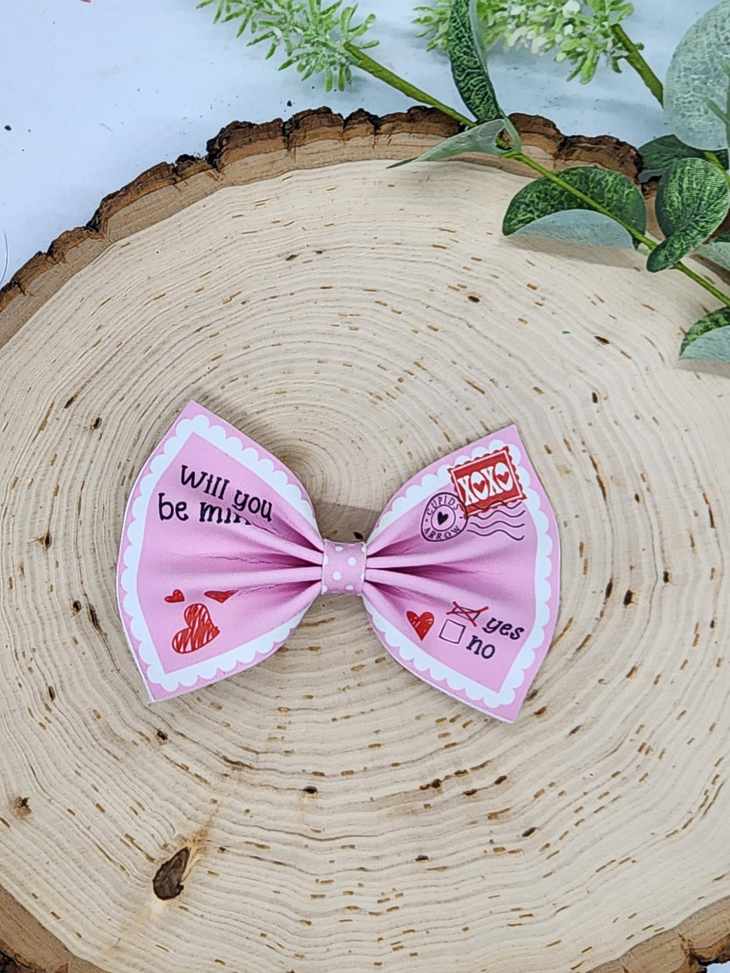 Love Letter Leather Bow