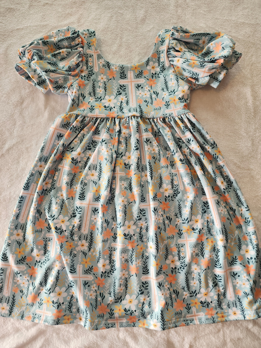 4T Puff Sleeve Dress