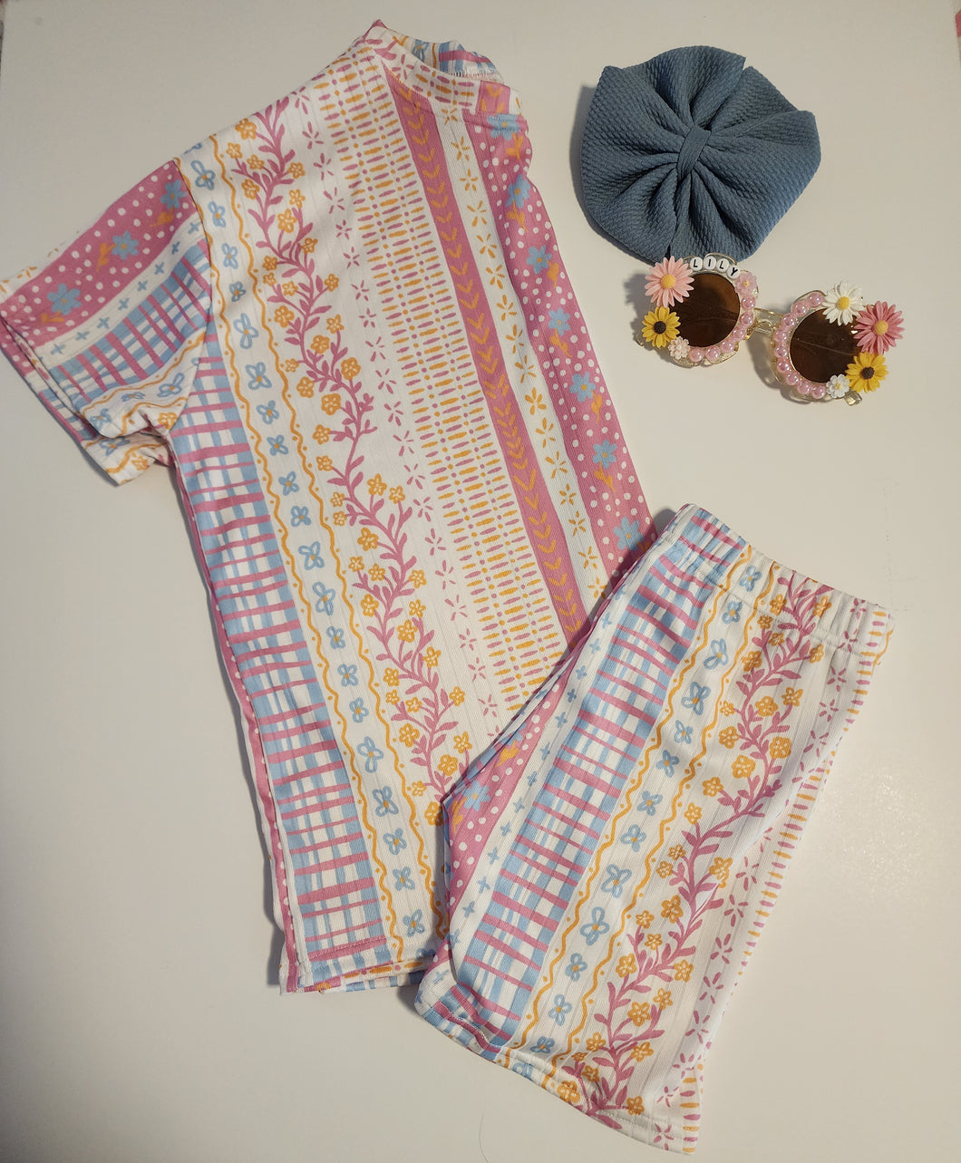 6T Oversized T & Bikers Set