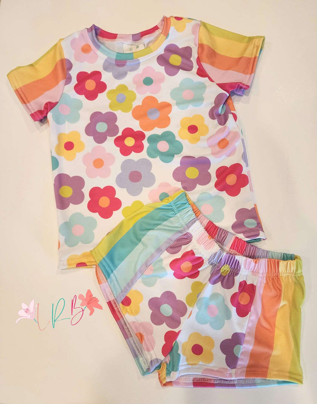 2T Basic T/Breezy Shorts Set