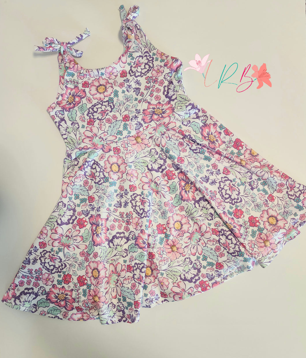 2T Tie Strap Twirl Dress