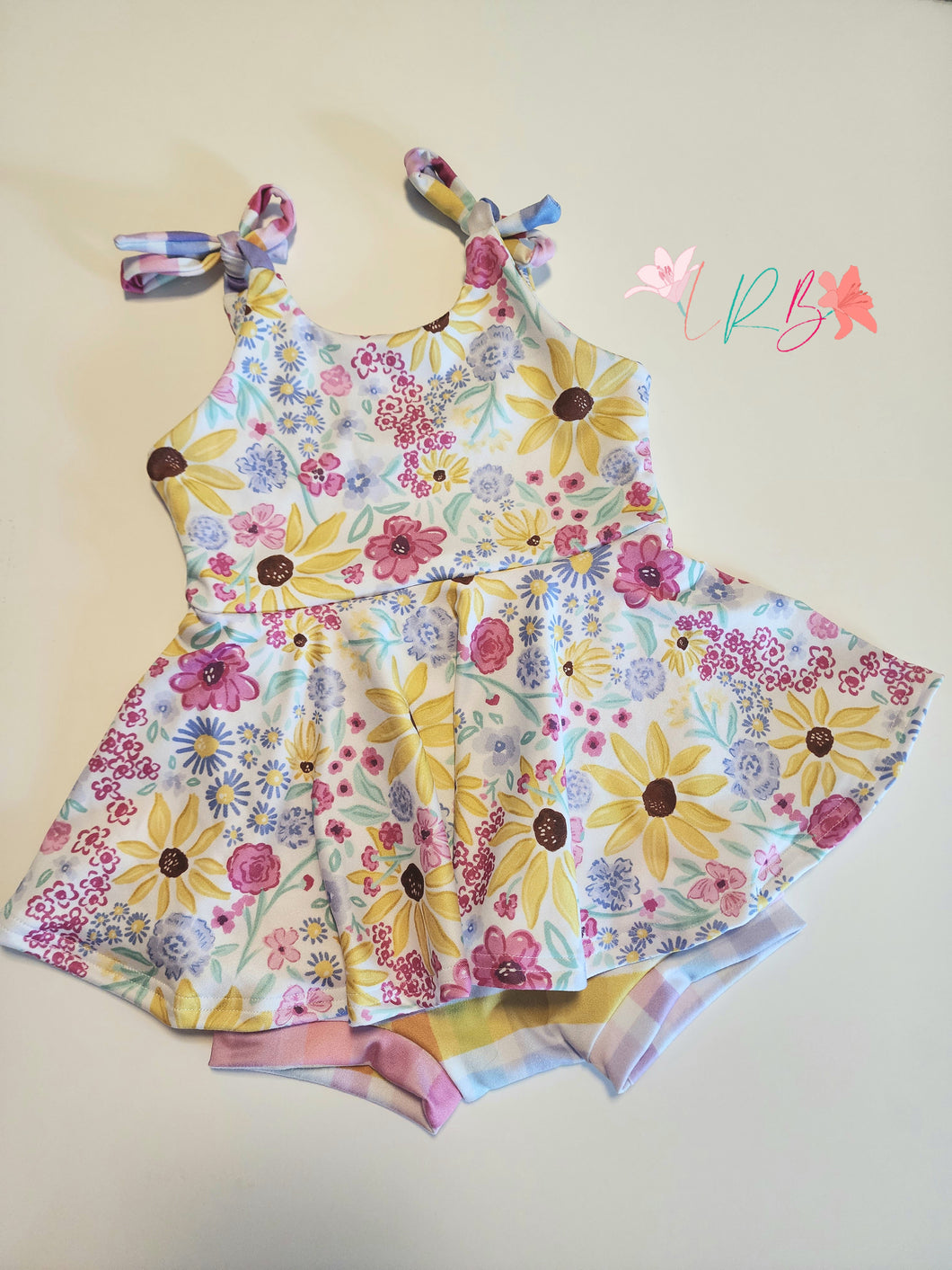 2T Tie Strap Skirted Leo