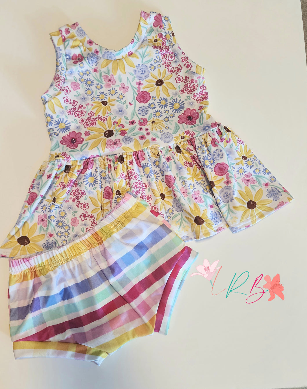 4T Olive Tank/Shorties