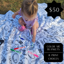 Load image into Gallery viewer, "Color Me" Blankets
