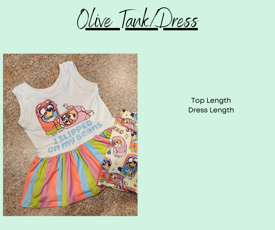 Olive Tank/Dress