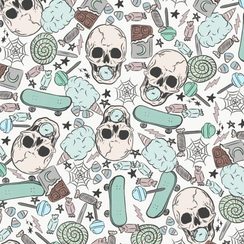 Mint Skateboard Skulls