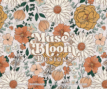 Load image into Gallery viewer, Orange Floral - Muse Bloom
