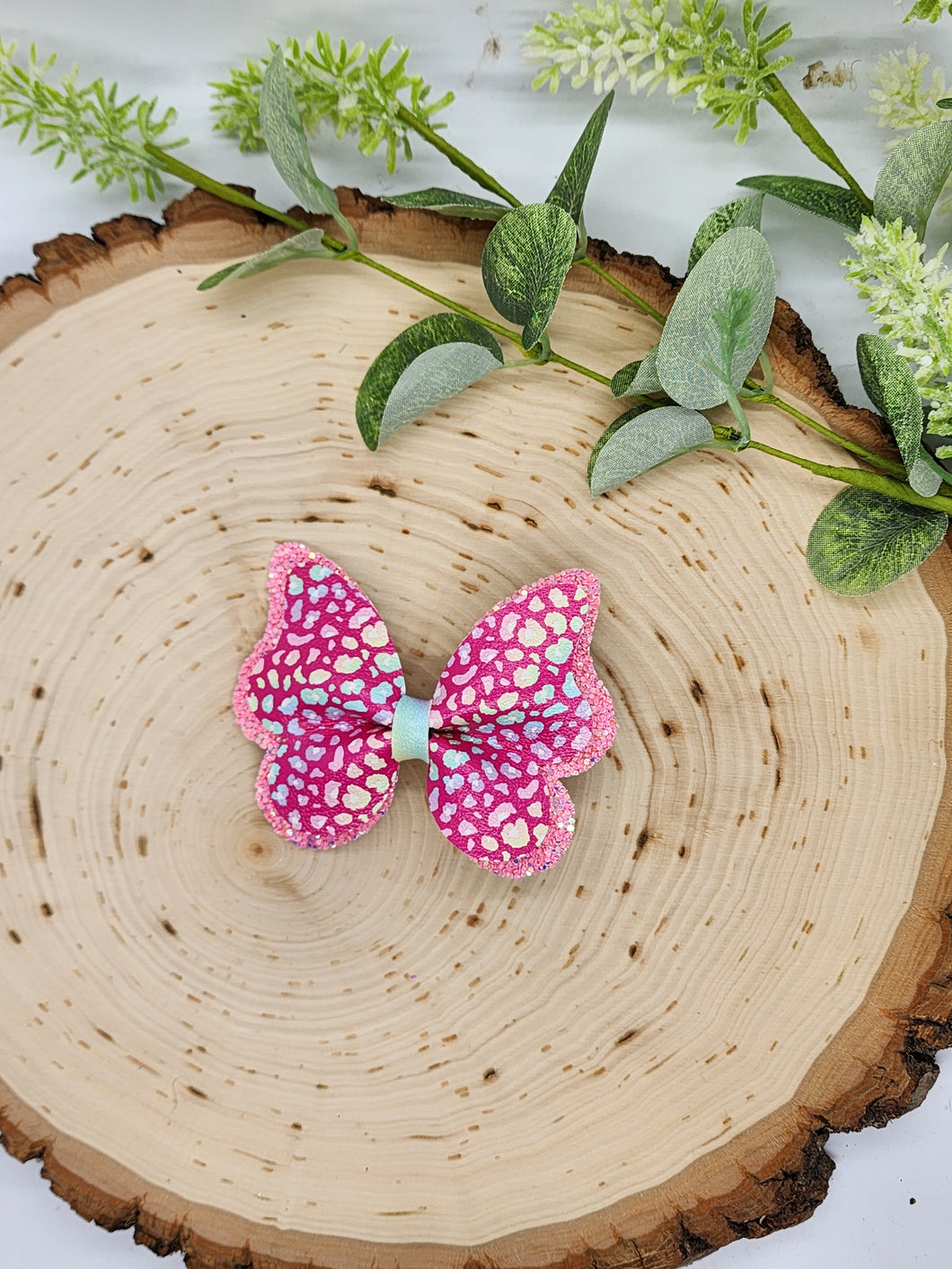 Butterfly Leather Bow