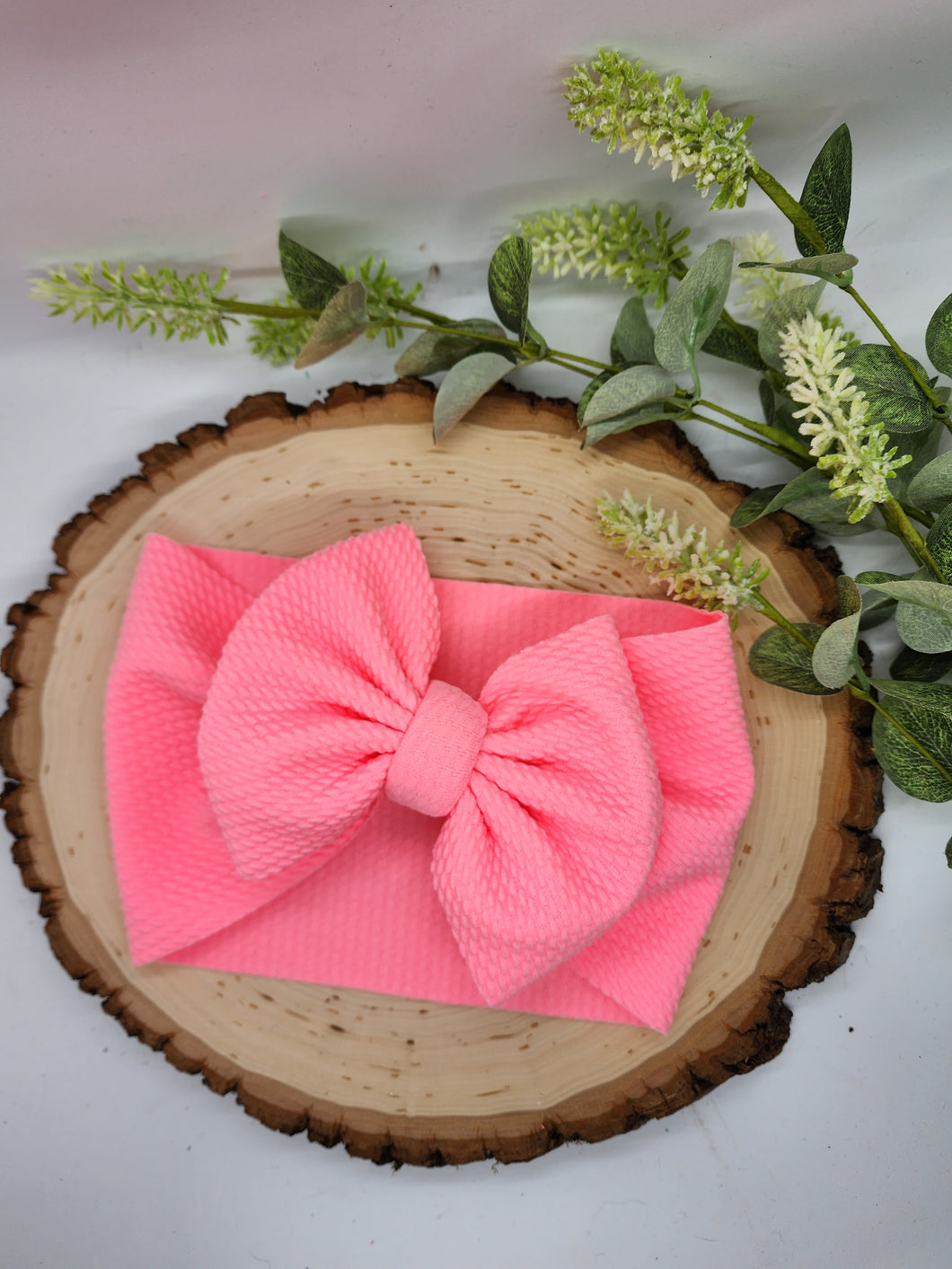 Solid Neon Pink Bows - All Styles and Sizes