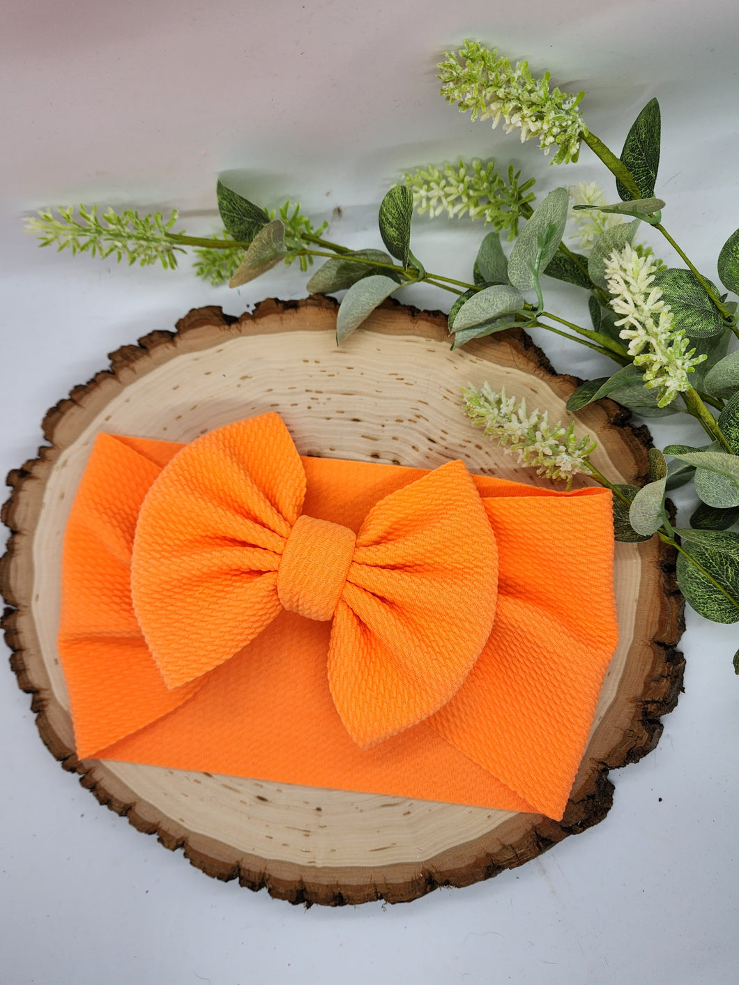 Solid Neon Orange Bows - All Styles and Sizes