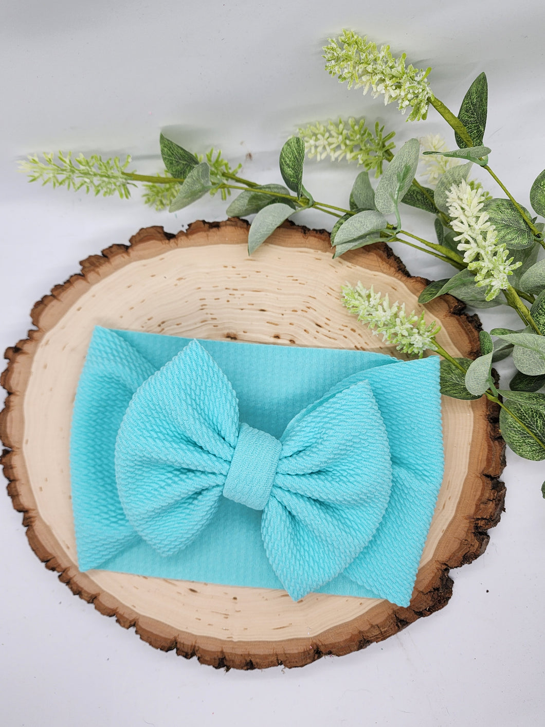 Solid Aqua Bows - All Styles and Sizes